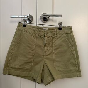 J. Crew Olive Utility Shorts